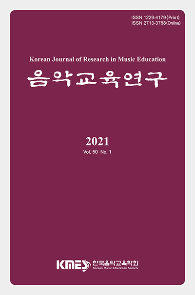 Korean Journal of Research in Music Education cover